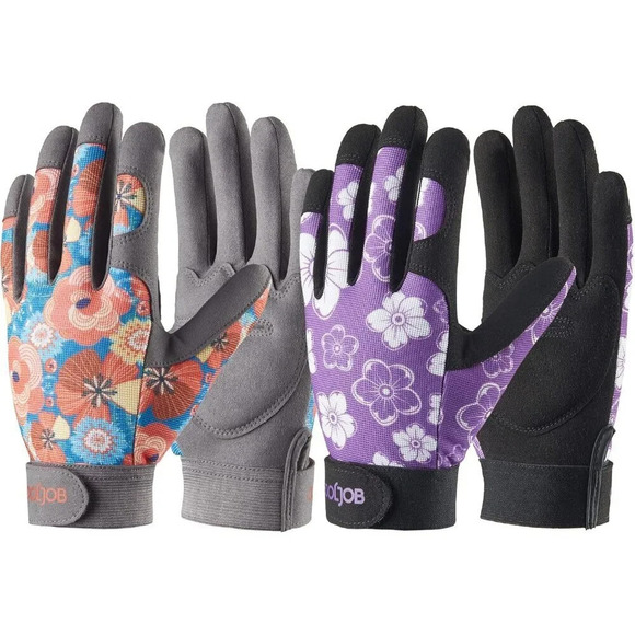 Women, 2 Pairs  Thorn Proof Garden Rose Pruning Puncture Proof Working Gloves - Picture 1 of 7